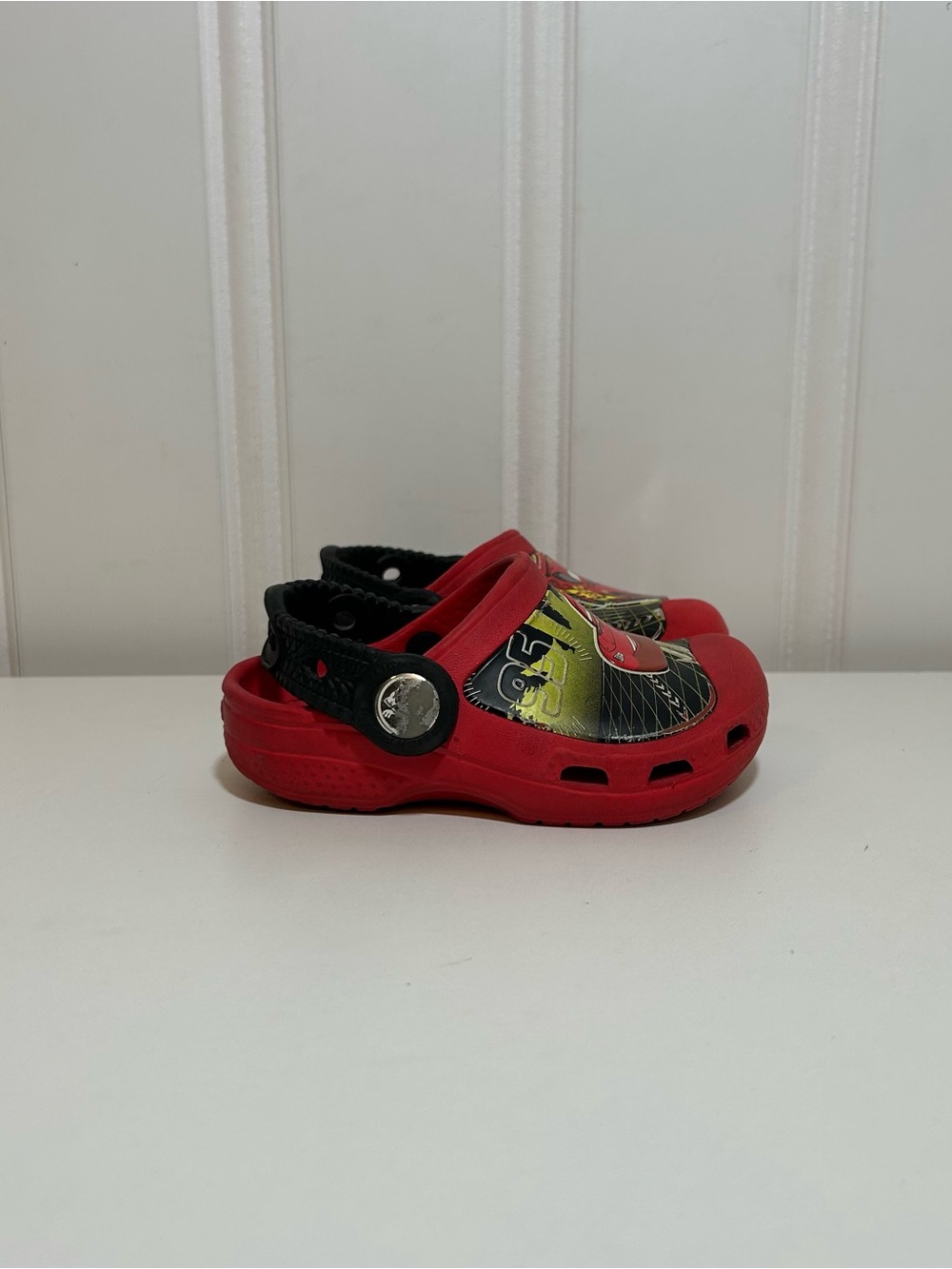 Crocs Disney cars red sandals
